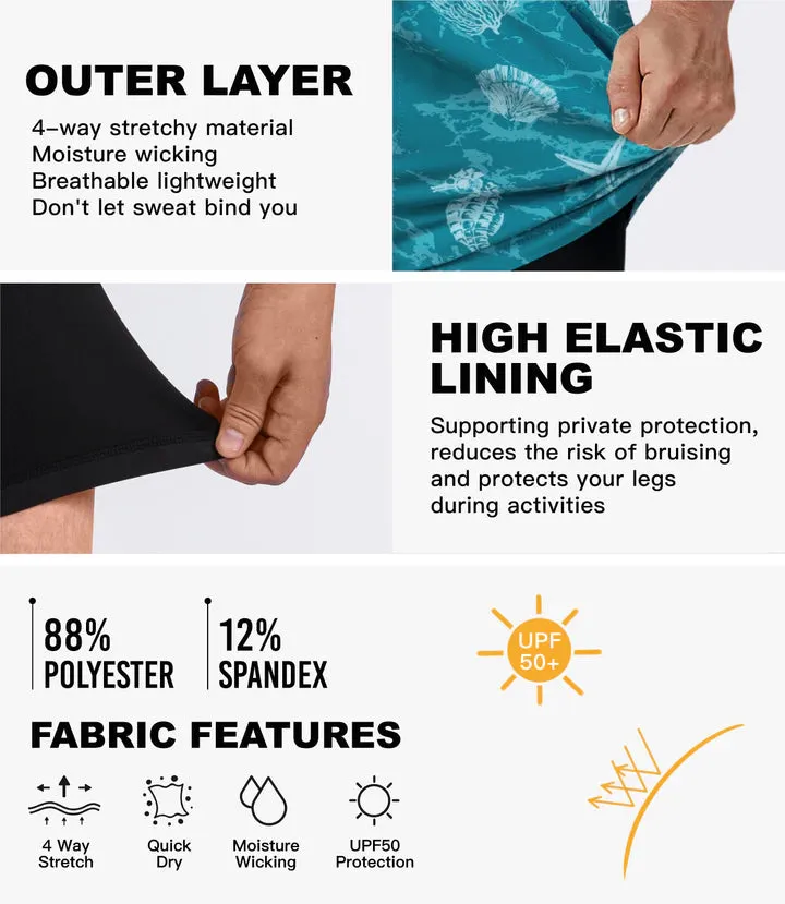 2 in 1 Stretch Gym Shorts Aquatix