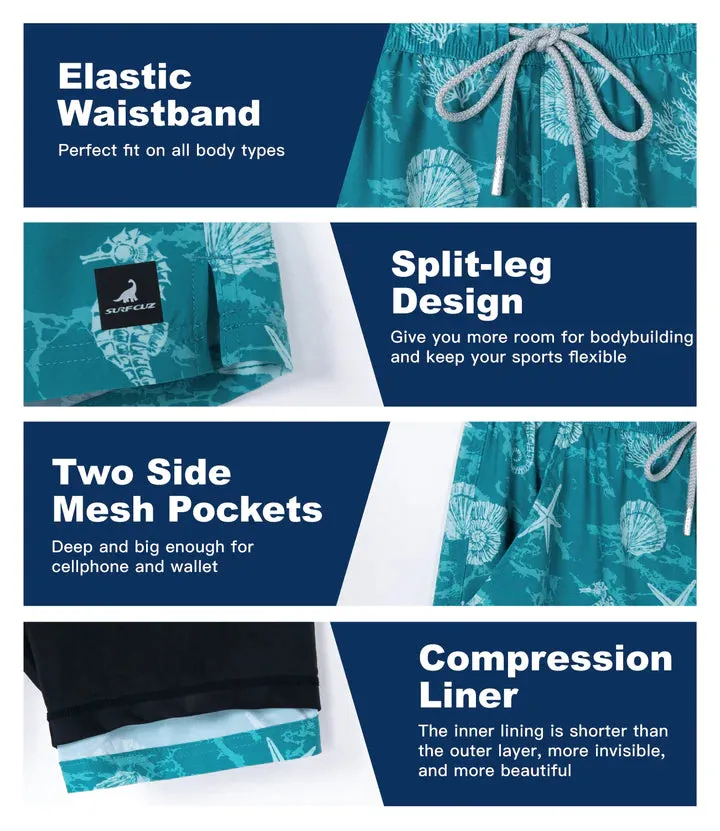 2 in 1 Stretch Gym Shorts Aquatix