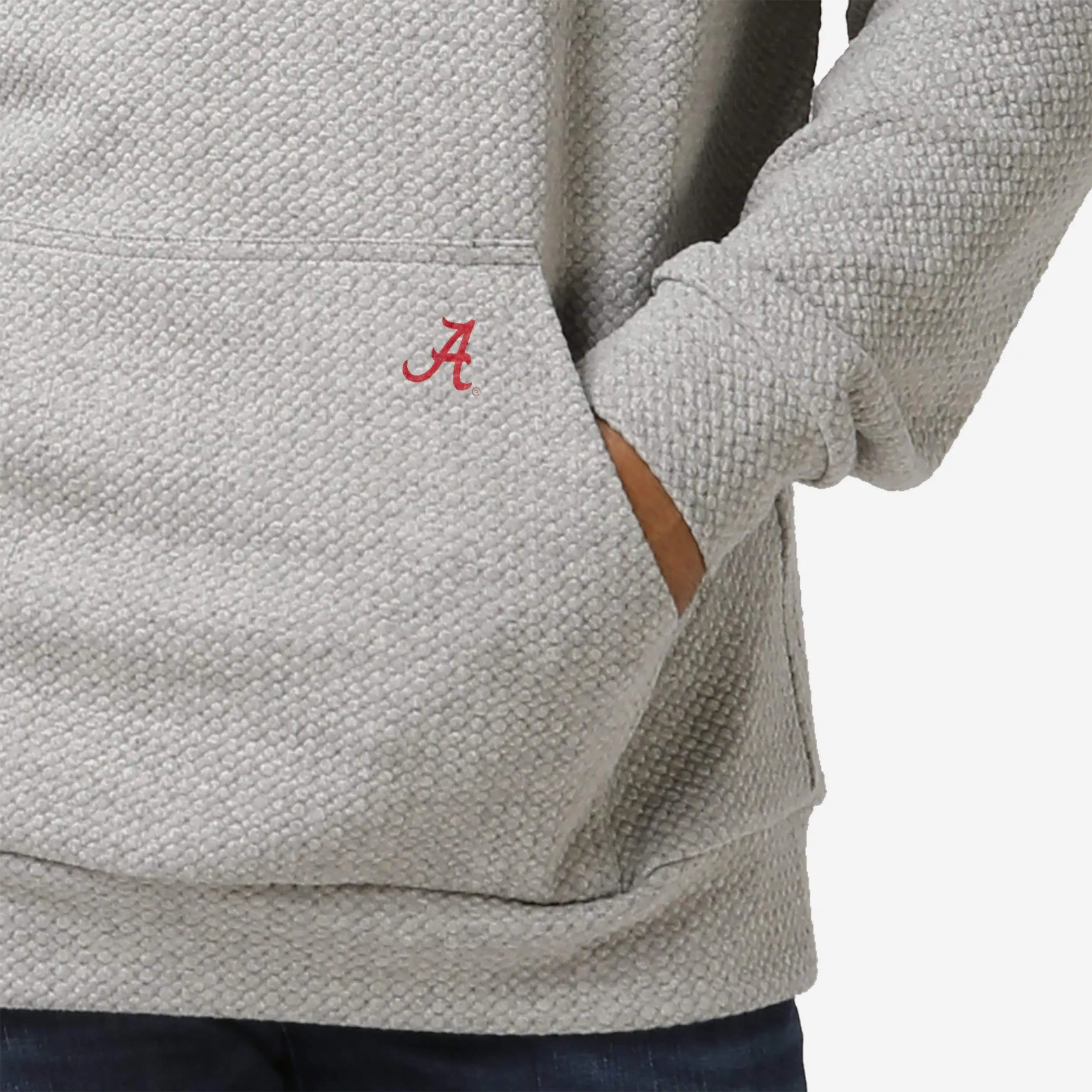 Alabama Crimson Tide Gray Woven Hoodie