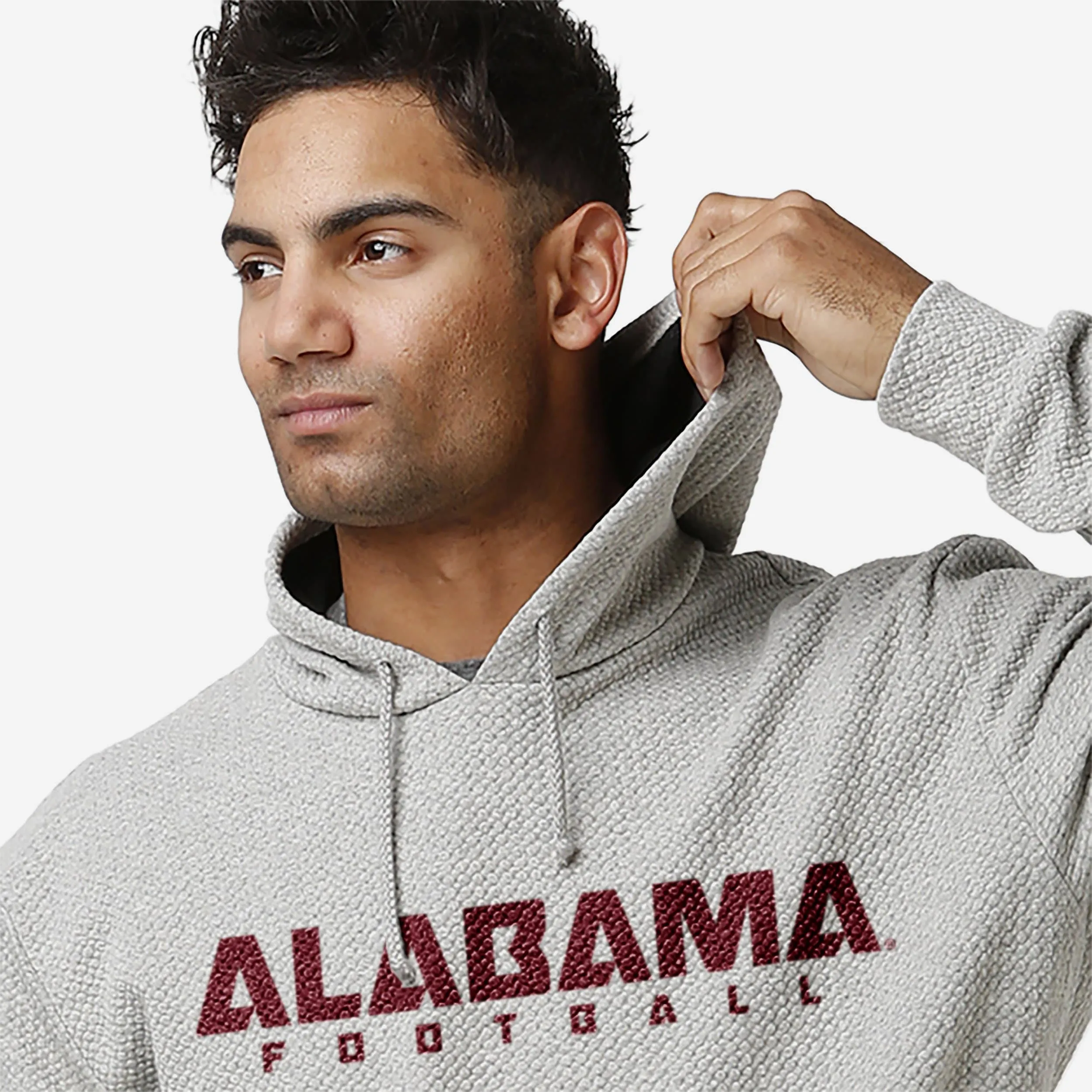 Alabama Crimson Tide Gray Woven Hoodie