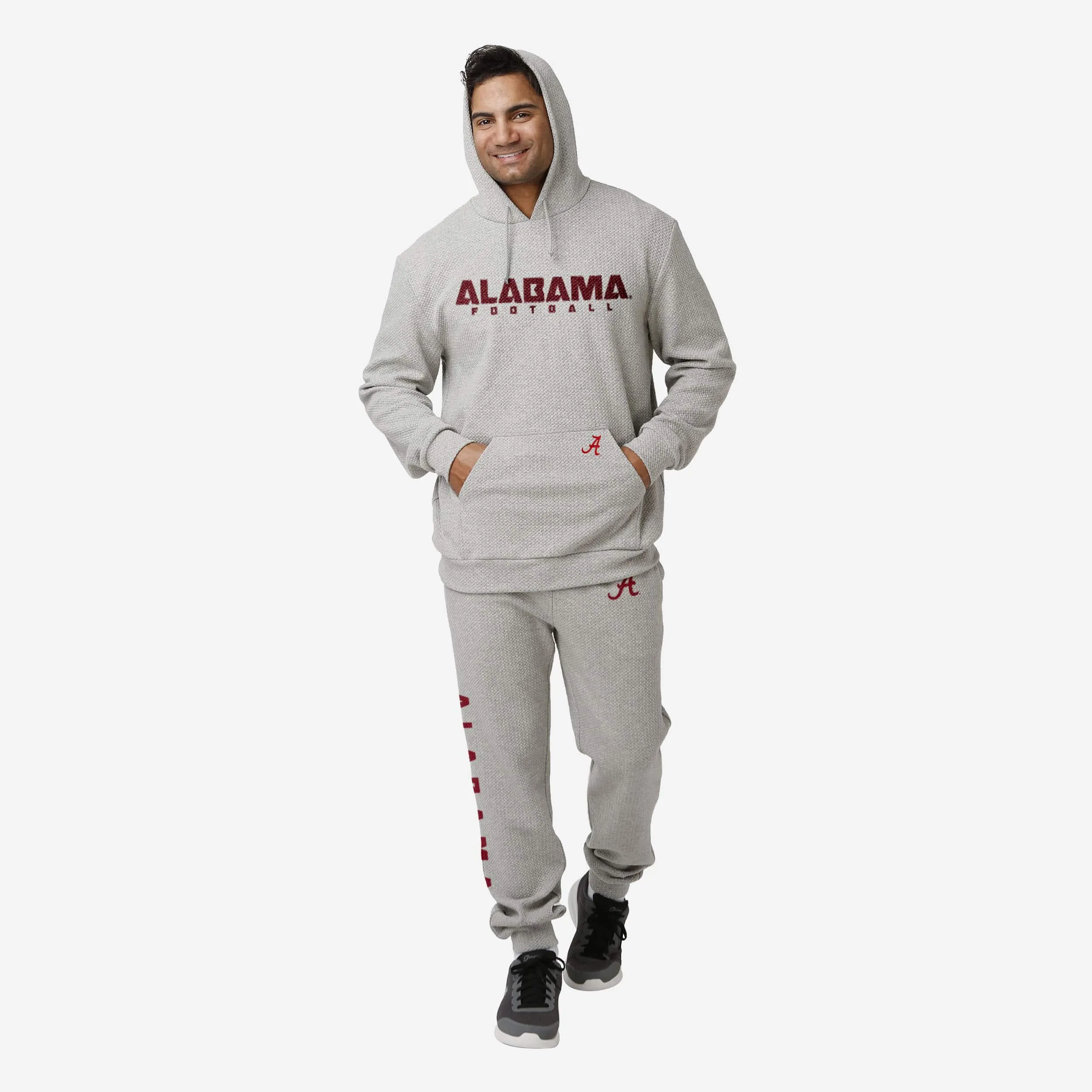 Alabama Crimson Tide Gray Woven Hoodie