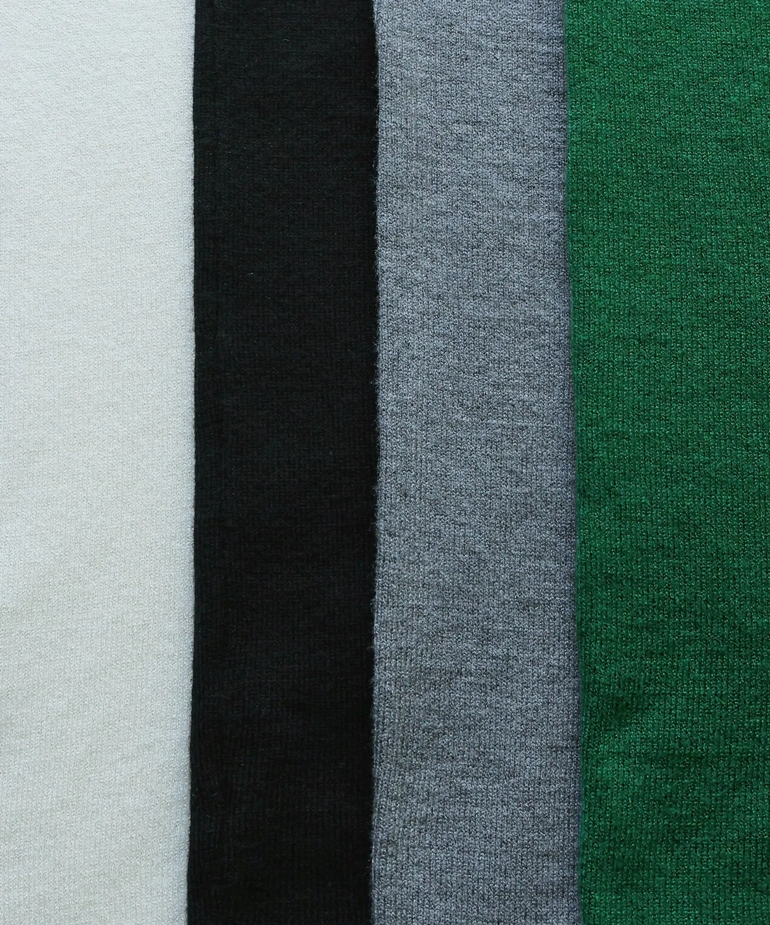 Angora touch high-neck knit