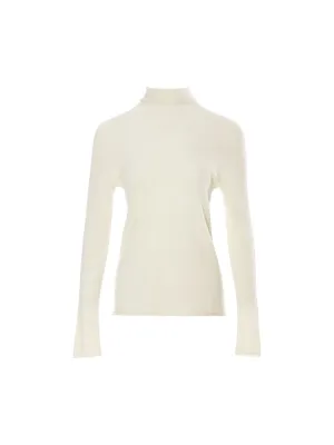 Base high-neck knit top