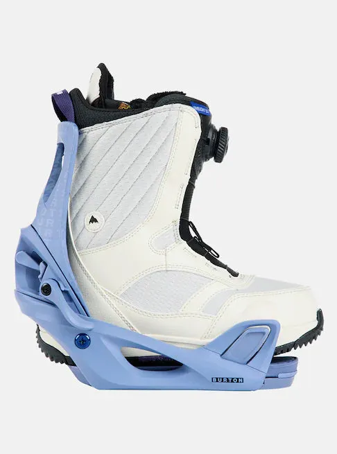 Burton Step On Snowboard Bindings Womens 2024 Slate Blue / Logo