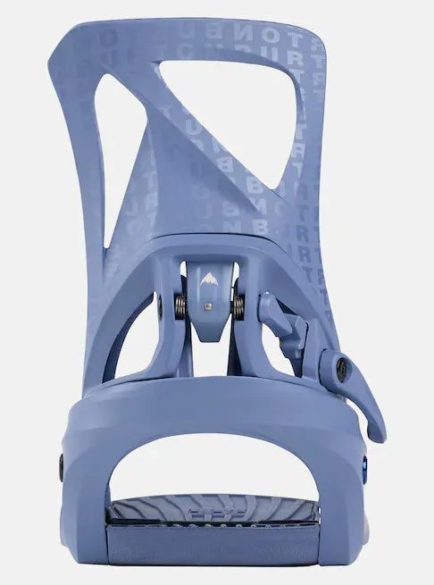 Burton Step On Snowboard Bindings Womens 2024 Slate Blue / Logo