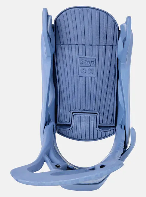 Burton Step On Snowboard Bindings Womens 2024 Slate Blue / Logo