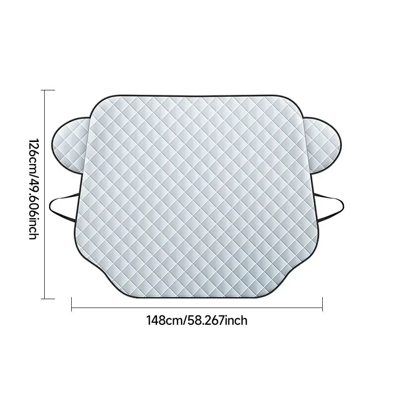 Car Snow Ice Protector Cover Winter Windshield Sunshade Anti Frost & Sun Protection