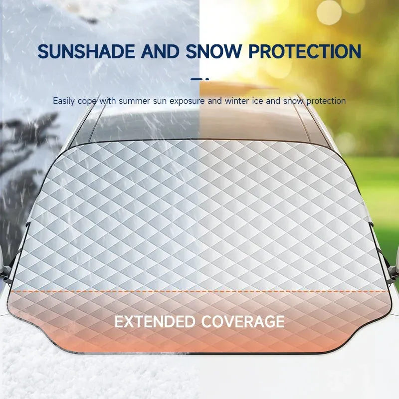 Car Snow Ice Protector Cover Winter Windshield Sunshade Anti Frost & Sun Protection