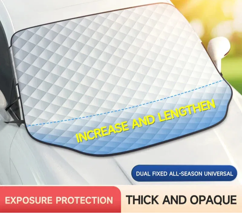 Car Snow Ice Protector Cover Winter Windshield Sunshade Anti Frost & Sun Protection