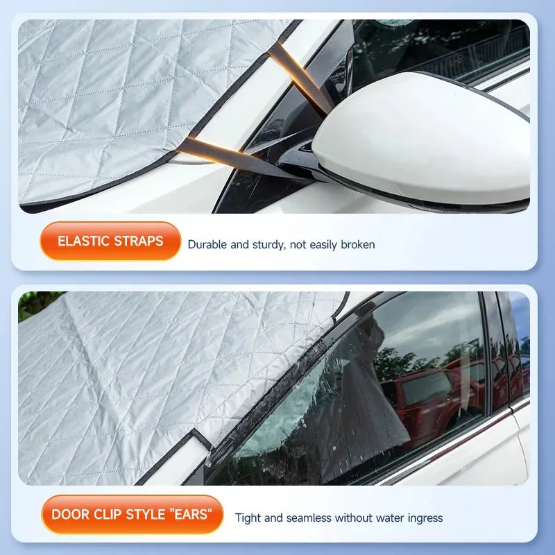 Car Snow Ice Protector Cover Winter Windshield Sunshade Anti Frost & Sun Protection