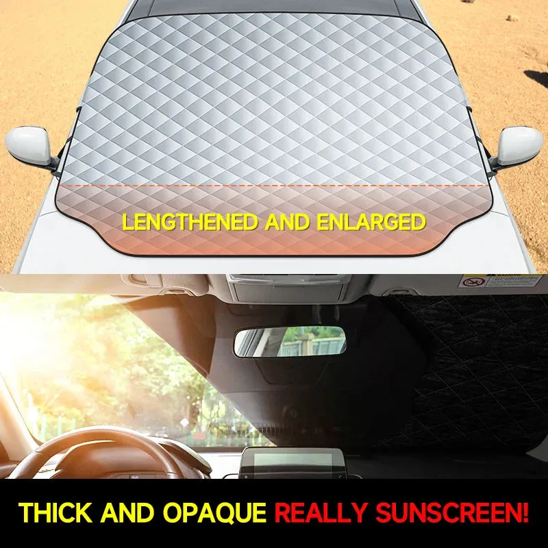 Car Snow Ice Protector Cover Winter Windshield Sunshade Anti Frost & Sun Protection
