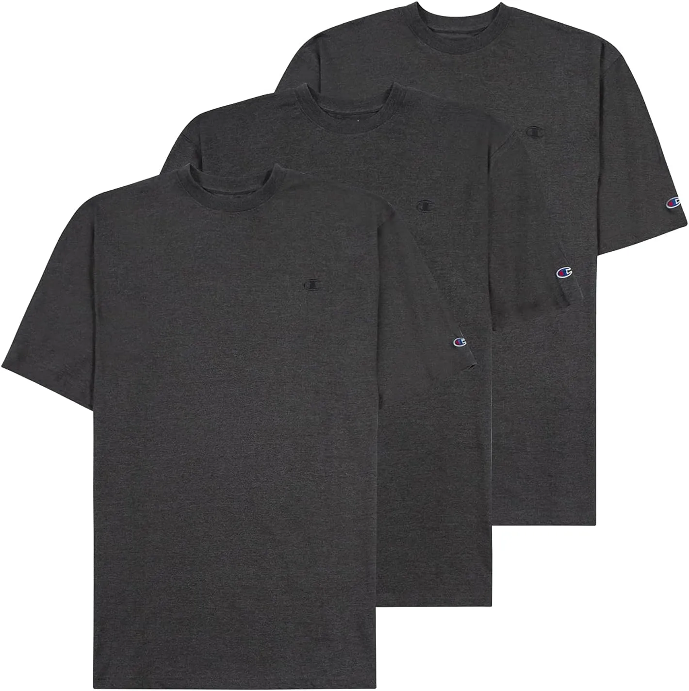 Champion Big and Tall Shirts for Men  3 Pk 100% Cotton Men Big and Tall T-Shirt