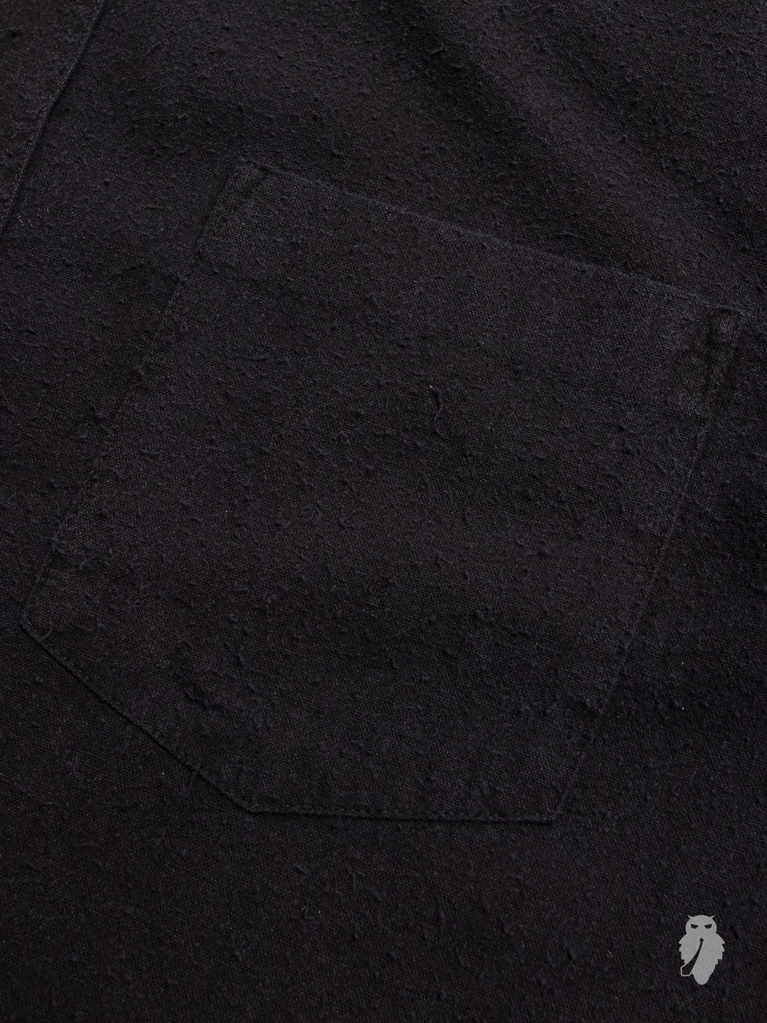 Classic Shirt in Black Silk