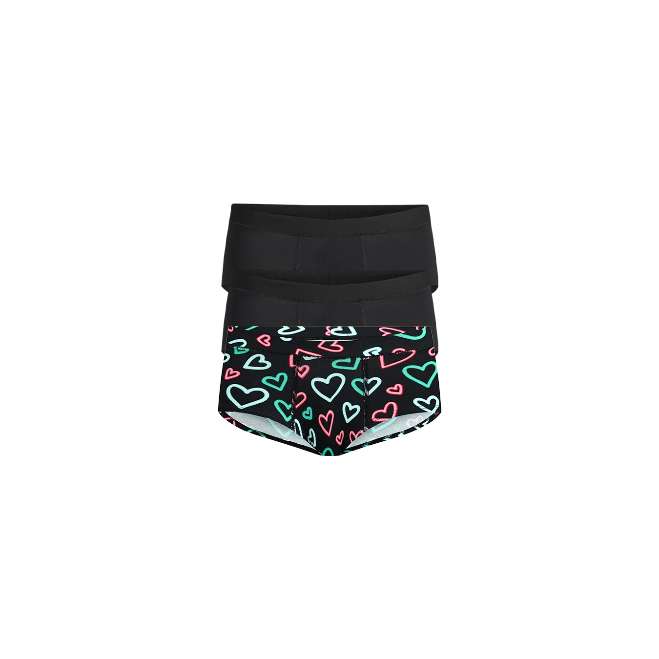 FeelFree Cheeky Brief 3-Pack | Electric Hearts Pack