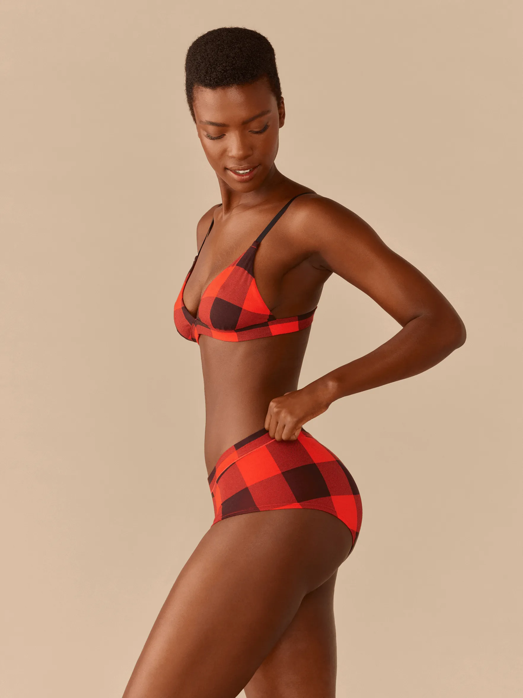 FeelFree Cheeky Brief | Buffalo Plaid