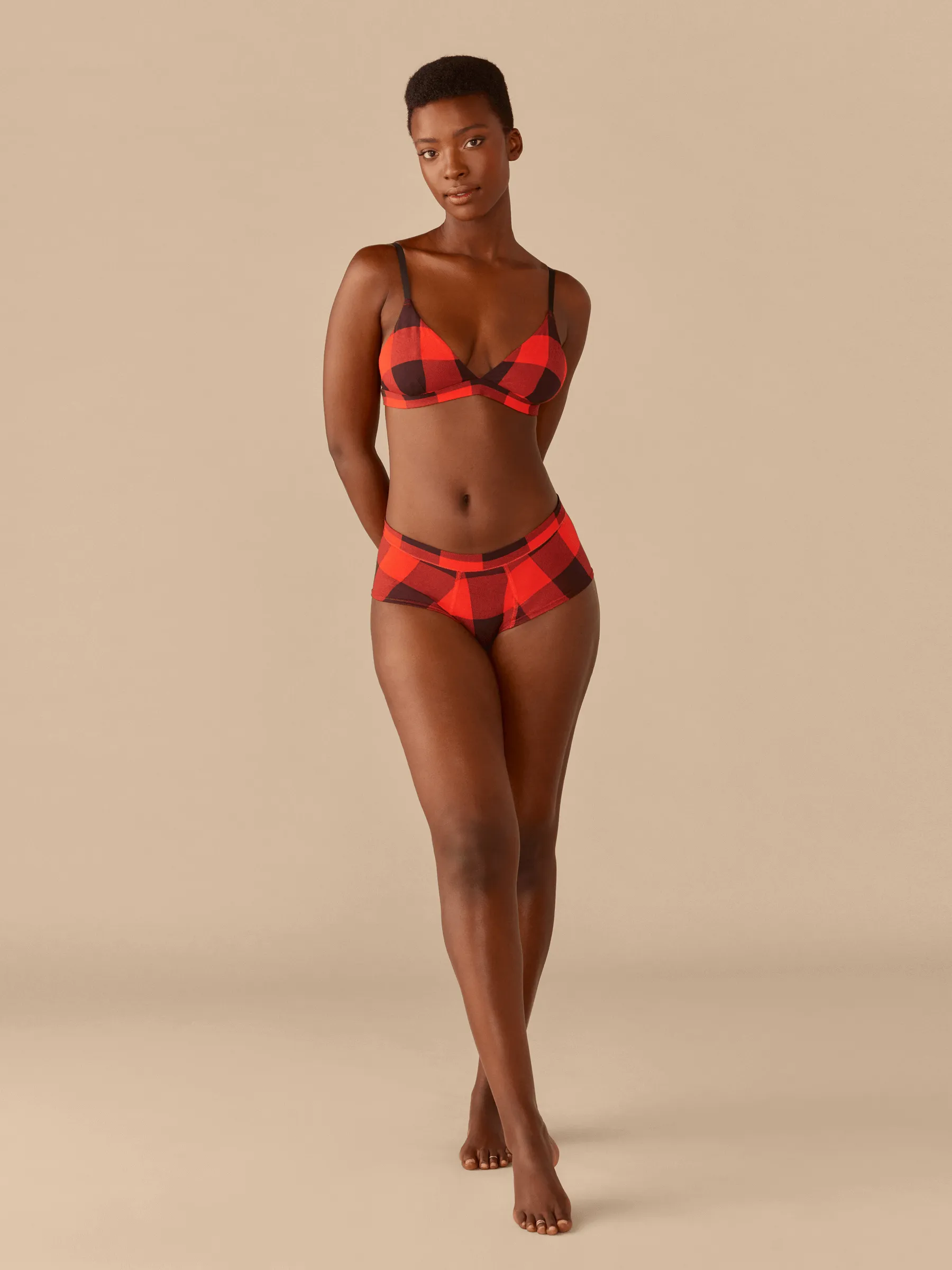 FeelFree Cheeky Brief | Buffalo Plaid