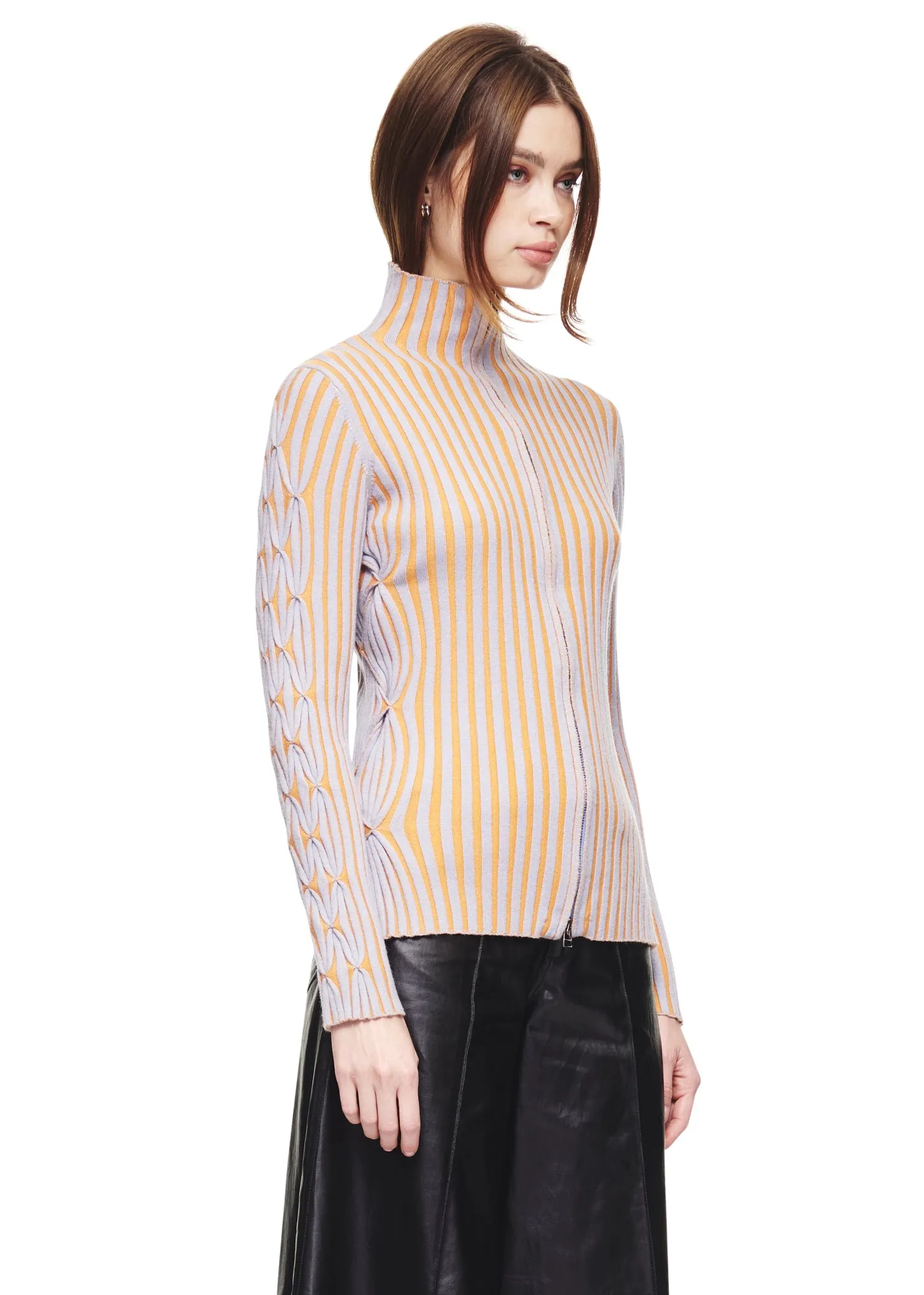 Find Me Now Eve Jacquard Zip Up