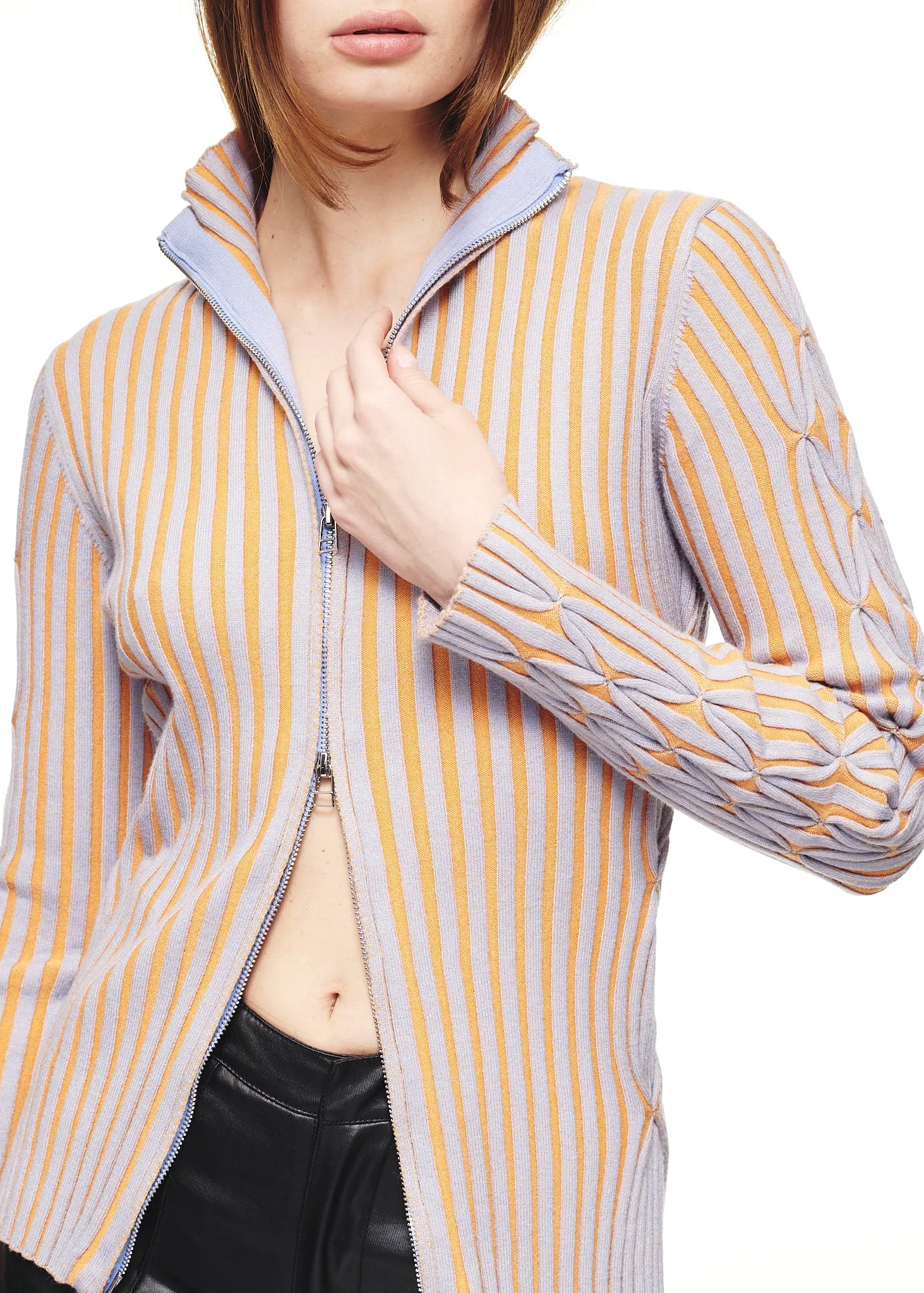 Find Me Now Eve Jacquard Zip Up