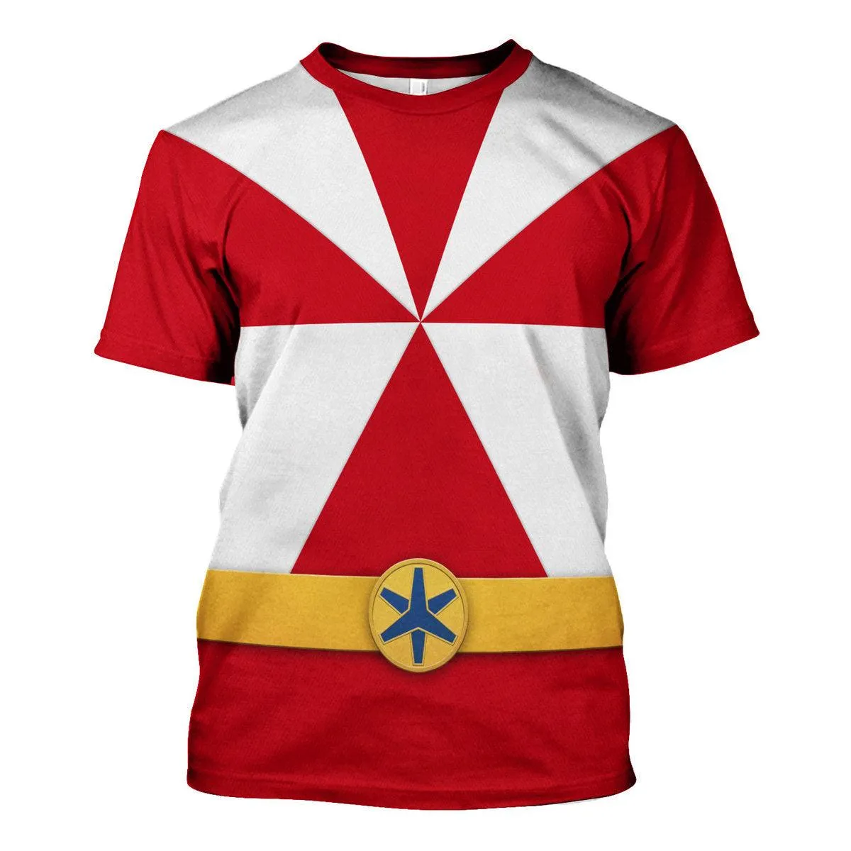 Gearhomie Lightspeed Red Ranger Hoodies Sweatshirt T-shirt Sweatpants Hawaiian Tracksuit