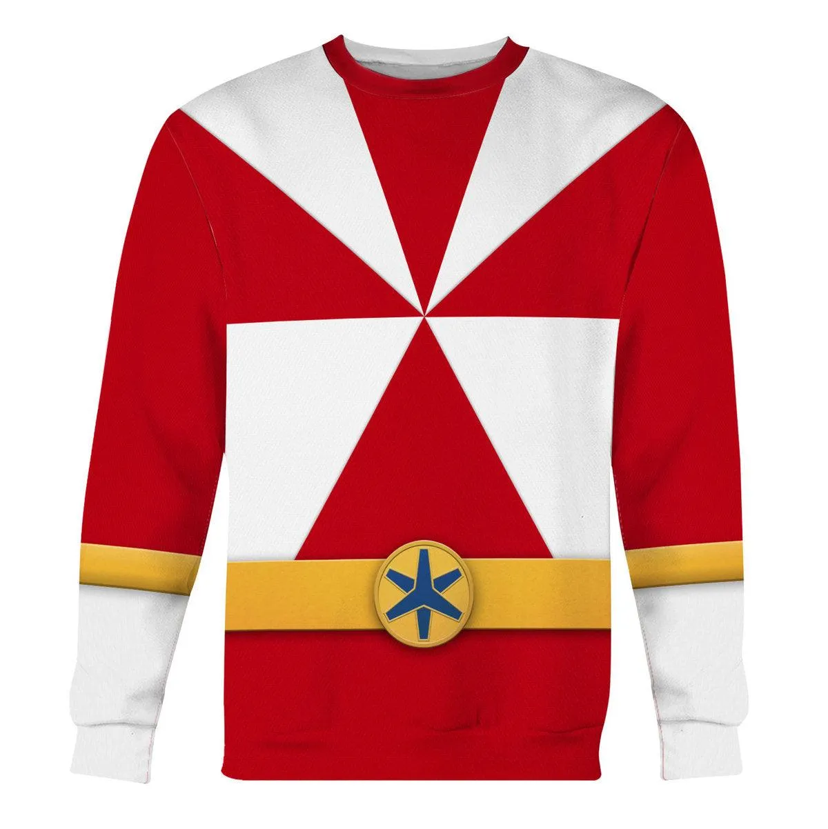 Gearhomie Lightspeed Red Ranger Hoodies Sweatshirt T-shirt Sweatpants Hawaiian Tracksuit