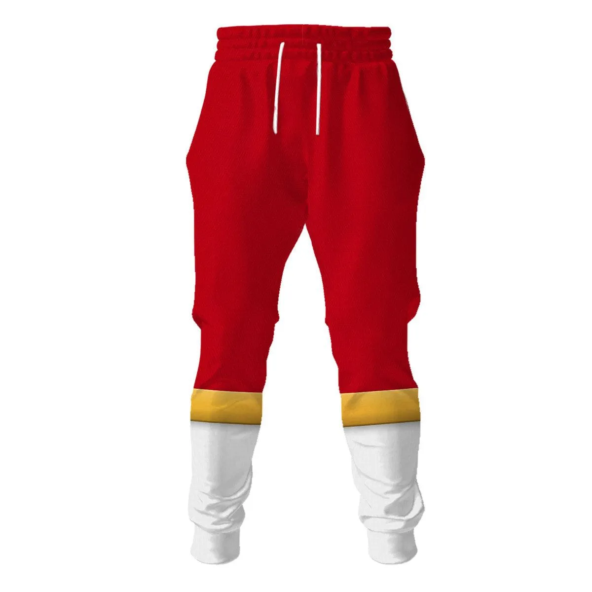 Gearhomie Lightspeed Red Ranger Hoodies Sweatshirt T-shirt Sweatpants Hawaiian Tracksuit