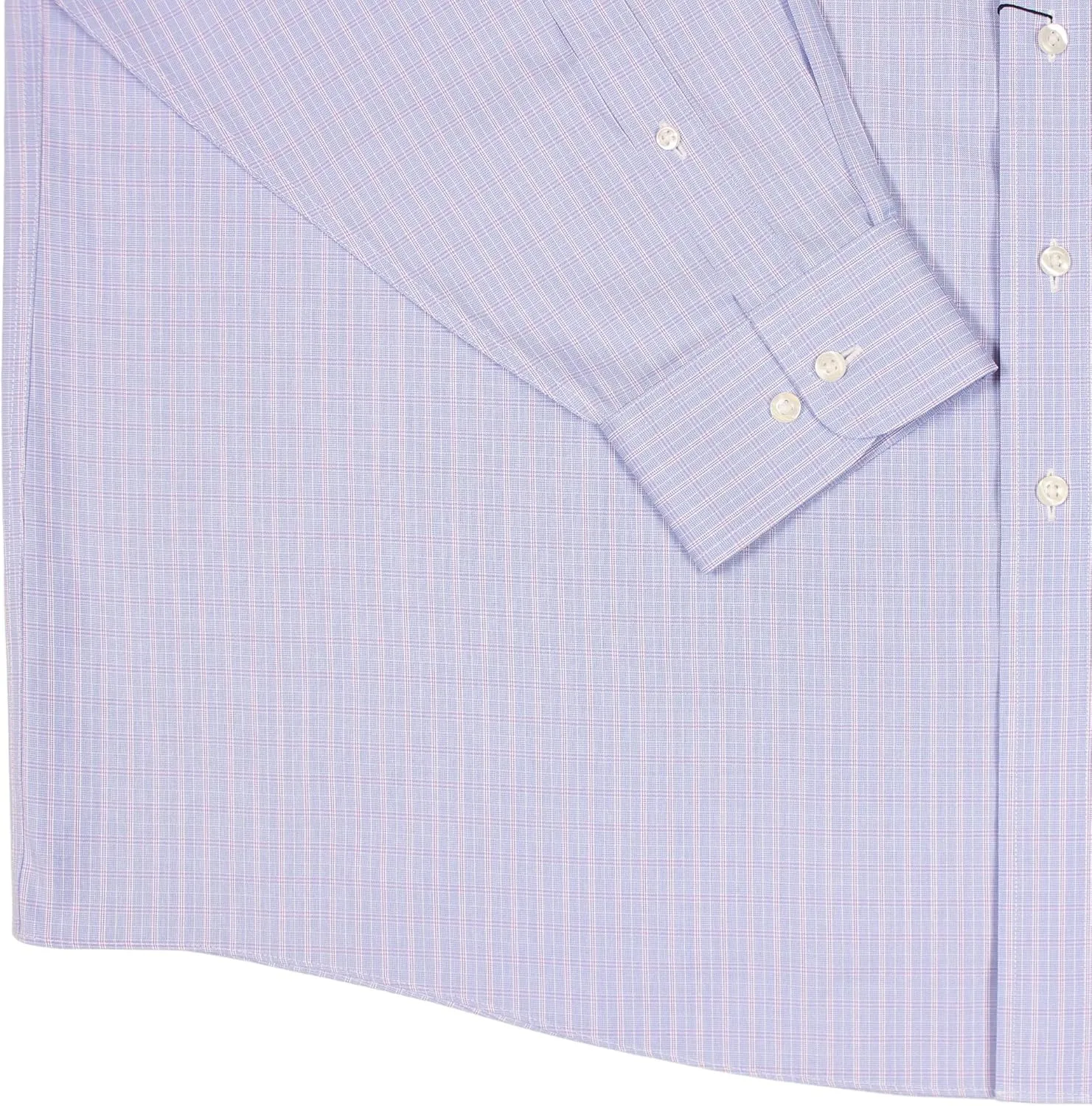 Gold Label Men's Big and Tall Non-Iron Wrinkle-Resistant Long Sleeve Pocket Dress Shirt with Spread Collar