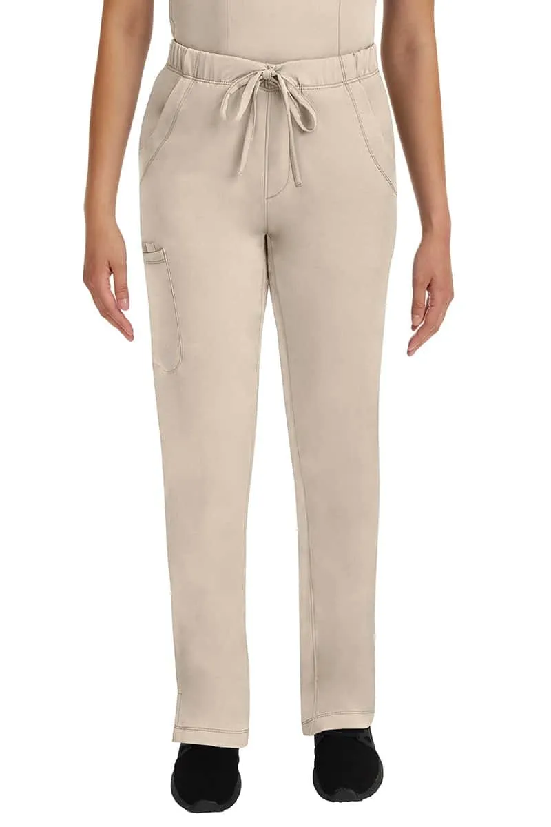HH Works Women's Scrub Set Monica Top & Petite Rebecca Pant | Khaki