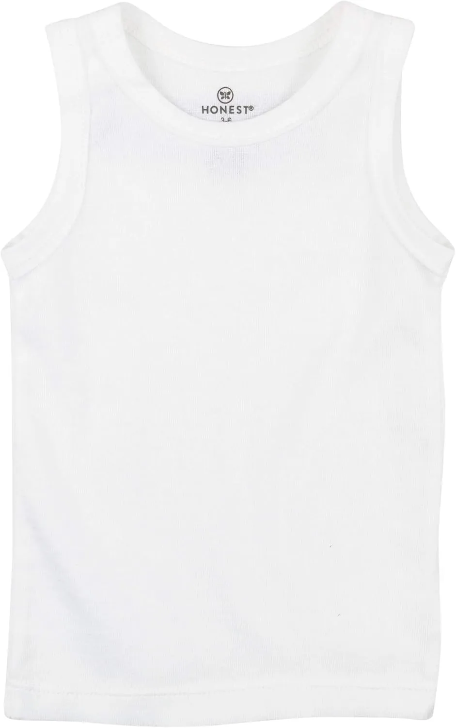 HonestBaby Multipack Muscle T-Shirts Sleeveless Tees 100% Organic Cotton for Infant Baby and Toddler Boys, Girls, Unisex