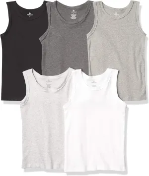 HonestBaby Multipack Muscle T-Shirts Sleeveless Tees 100% Organic Cotton for Infant Baby and Toddler Boys, Girls, Unisex