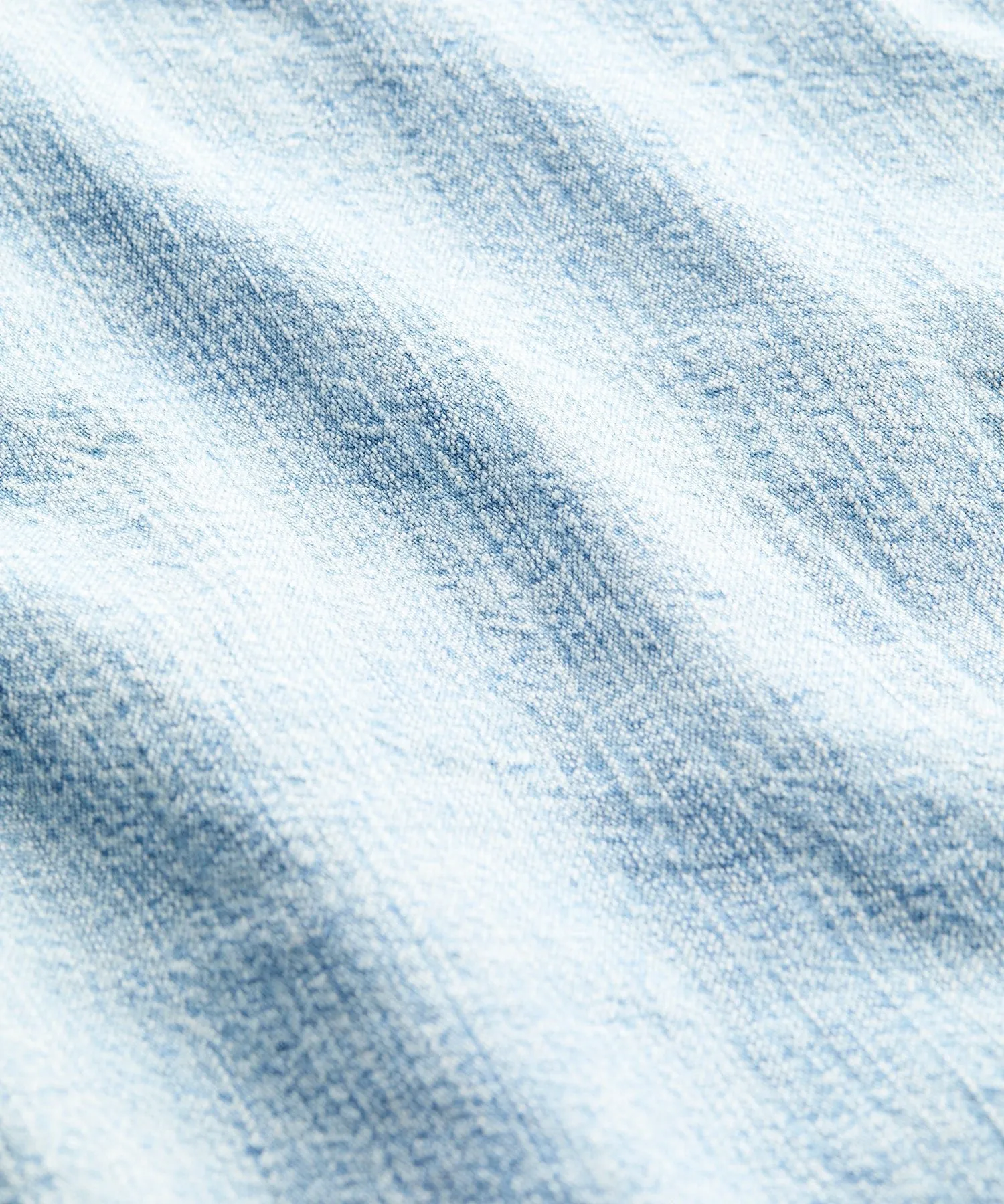Italian Denim Overshirt in Worn Wash