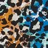 Leopard-Print Multicolor Maxi Dress