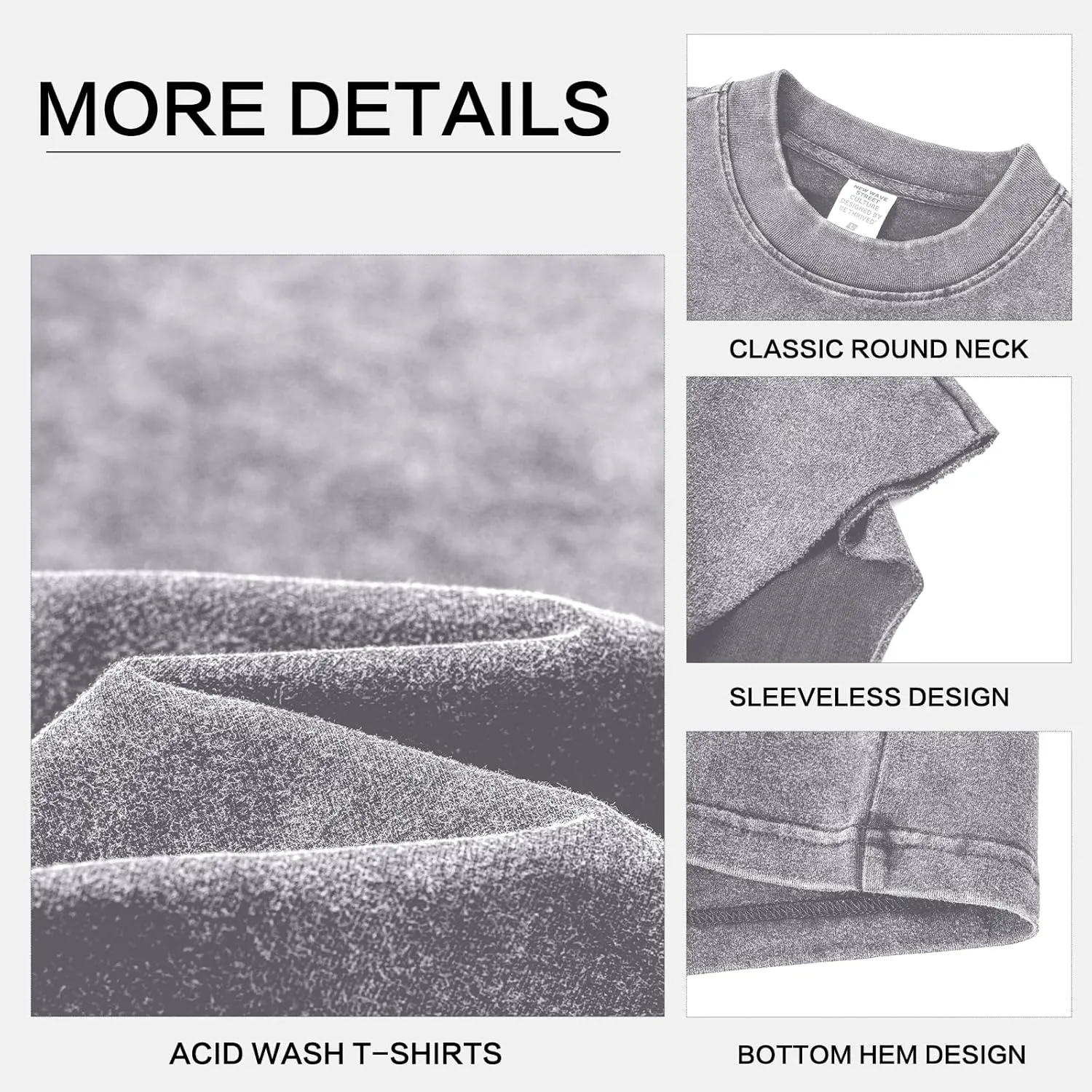 Mens Cotton Sleeveless Tank Tops Cut Off Muscle Gym T Shirts Running Beach Loose Fit Tees