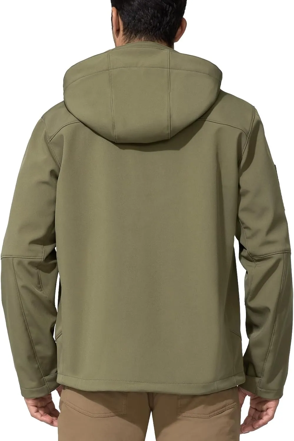 Mens Jacket Waterproof Hooded Coats Tactical Soft Shell Jackets for Men