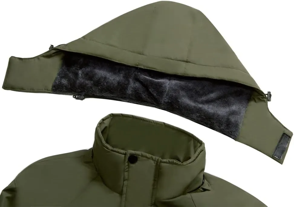 Men's Mountain Waterproof Ski Jacket Winter Windbreaker Warm Hooded Snowboarding Raincoat Jackets