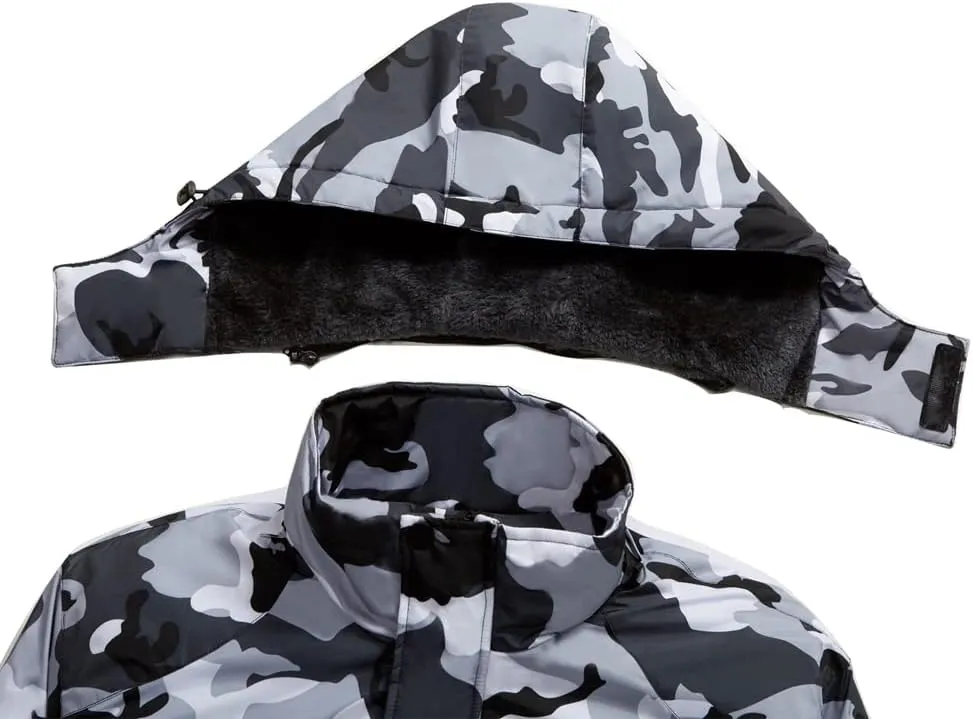 Men's Mountain Waterproof Ski Jacket Winter Windbreaker Warm Hooded Snowboarding Raincoat Jackets