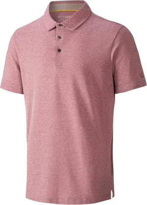 Men's Polo Shirts Short Sleeve Cotton Blend Moisture Wicking Dry Fit Performance Collared Golf Shirts for Men