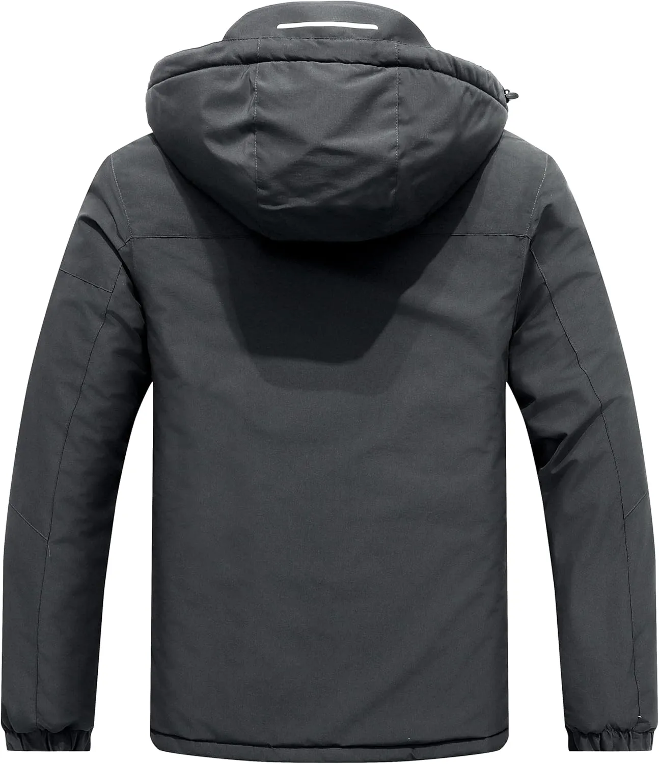 Men's Ski Jacket Winter Warm Snow Coat Waterproof Windbreaker Hooded Work Outerwear Snowboarding Jackets