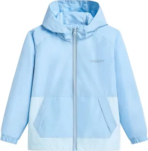 MGEOY Kids Rain Jackets Waterproof with Hood Lightweight Rain Coats for Girls Boys