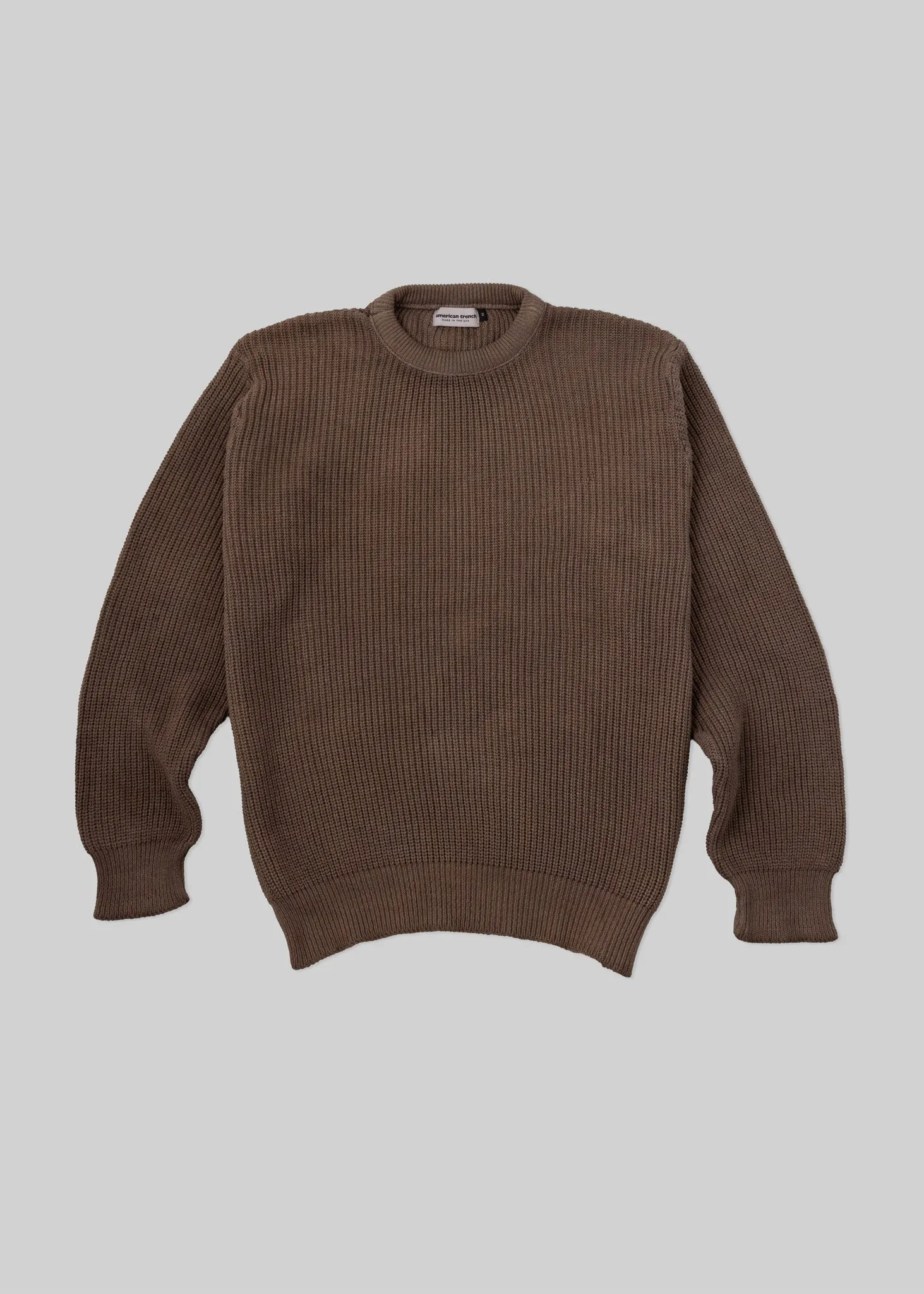 Natural-Dyed Shaker Stitch Sweater
