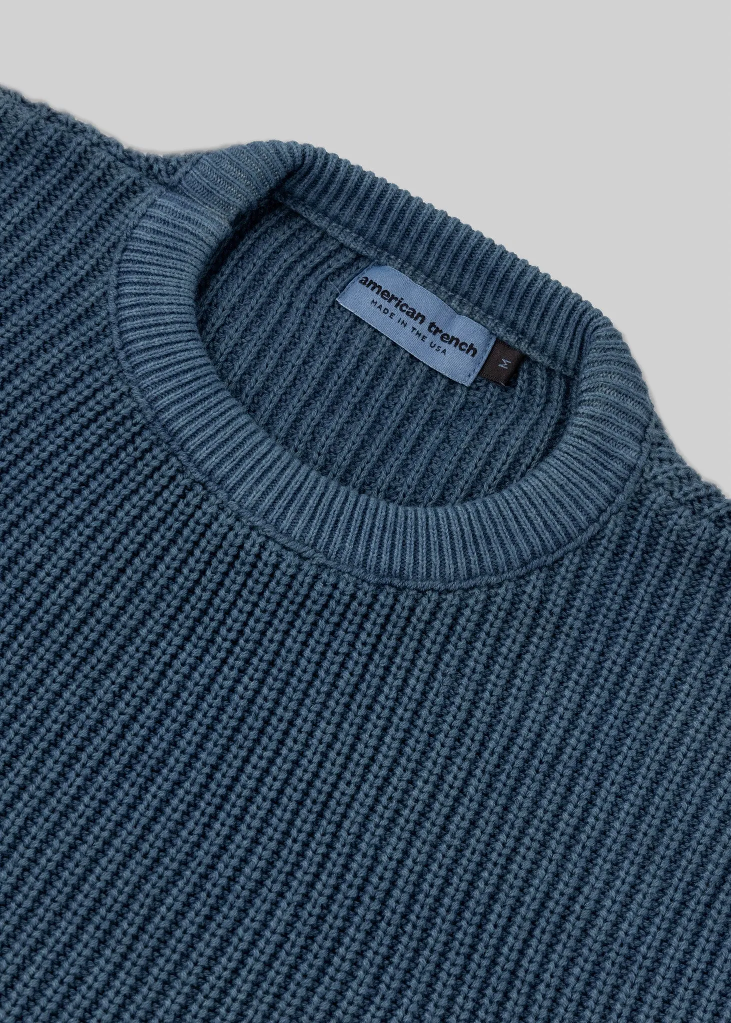 Natural-Dyed Shaker Stitch Sweater