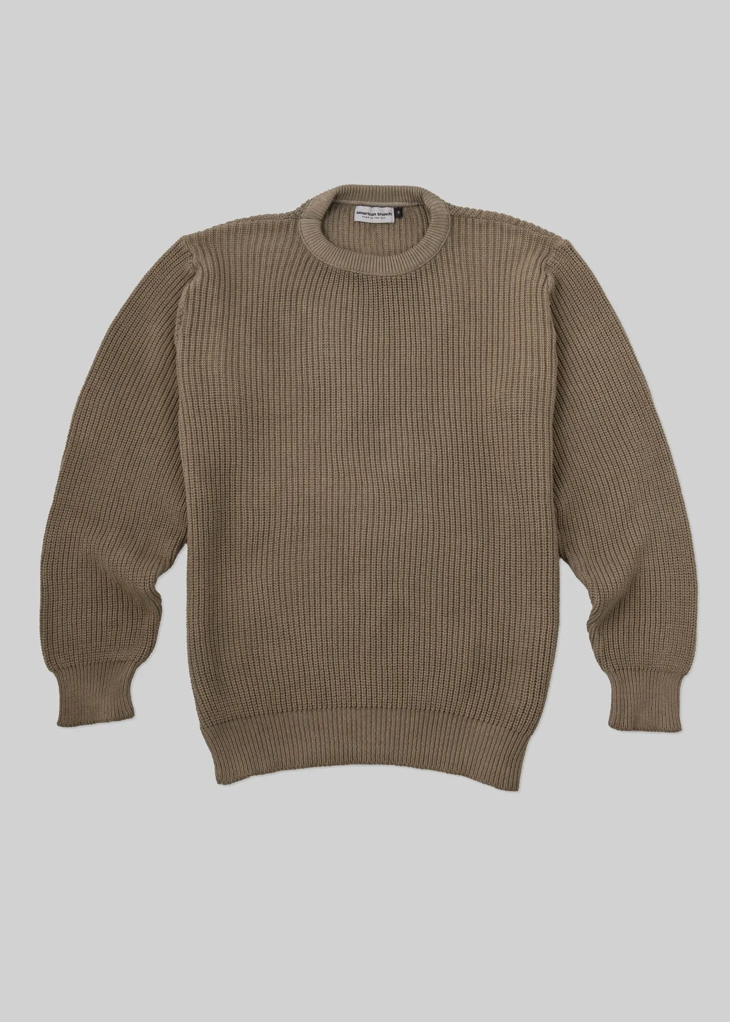 Natural-Dyed Shaker Stitch Sweater