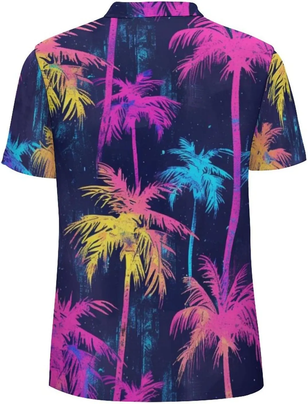 Polo Shirts for Men Dry Fit Hawaiian Graphics Golf Shirts Quick Dry Fun Tennis Short Sleeve Tees