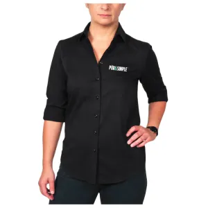 PUR&SIMPLE LADIES' PREMIUM BAMBOO BUTTON DOWN SHIRT