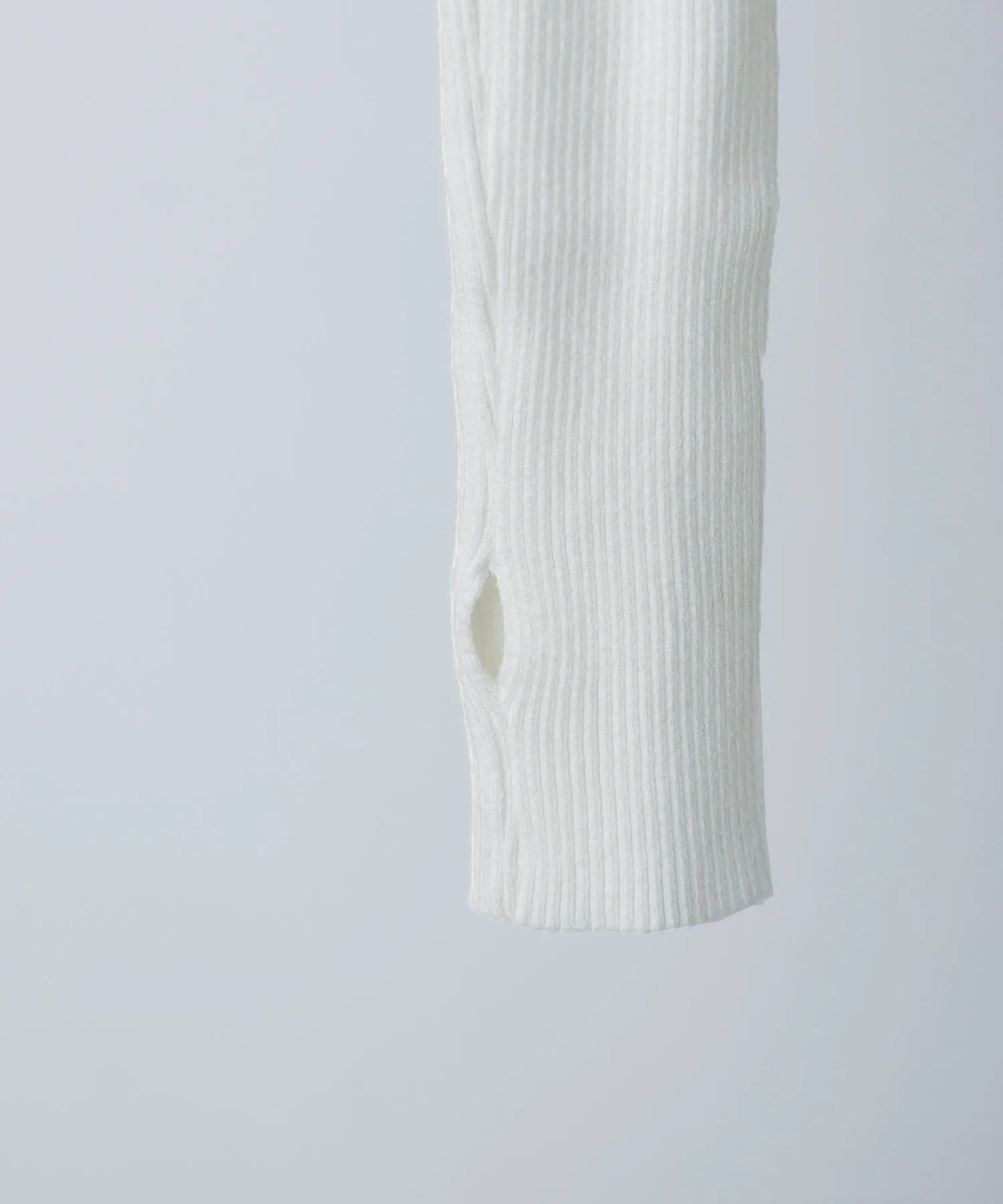 Rib high-neck short PO