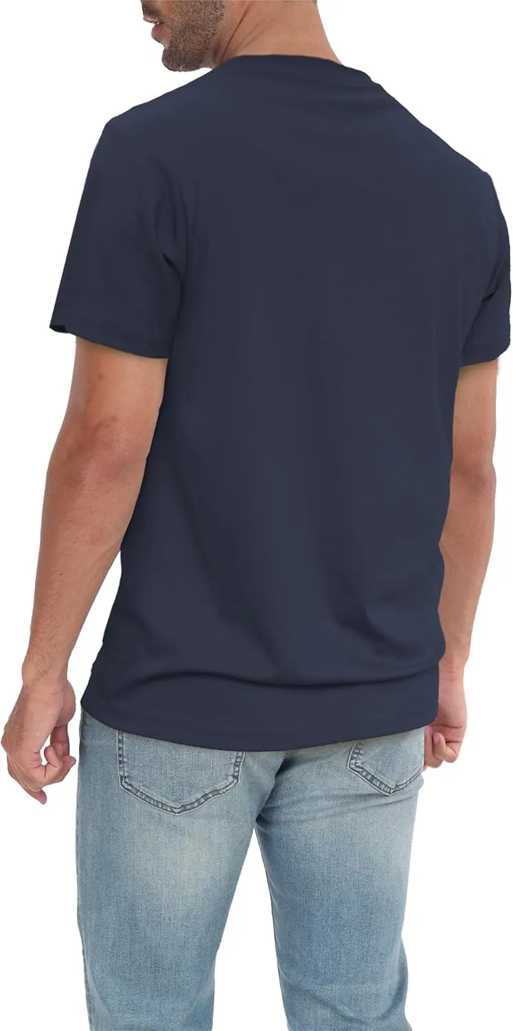 Senshomi Men's Tech T-Shirts 100% Cotton Silky Smooth Undershirts Soft Summer Tees (TechTee Pro S)
