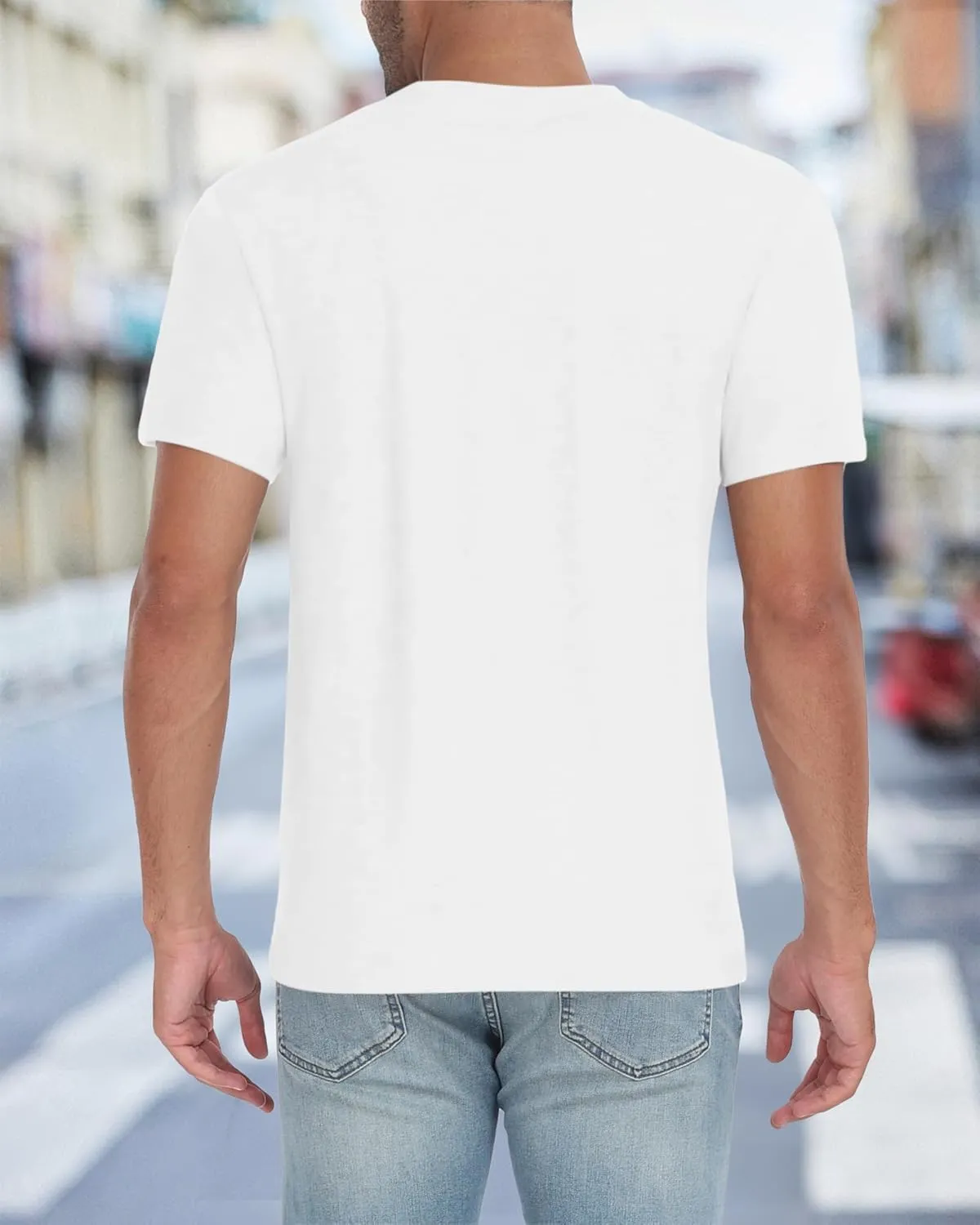 Senshomi Men's Tech T-Shirts 100% Cotton Silky Smooth Undershirts Soft Summer Tees (TechTee Pro S)