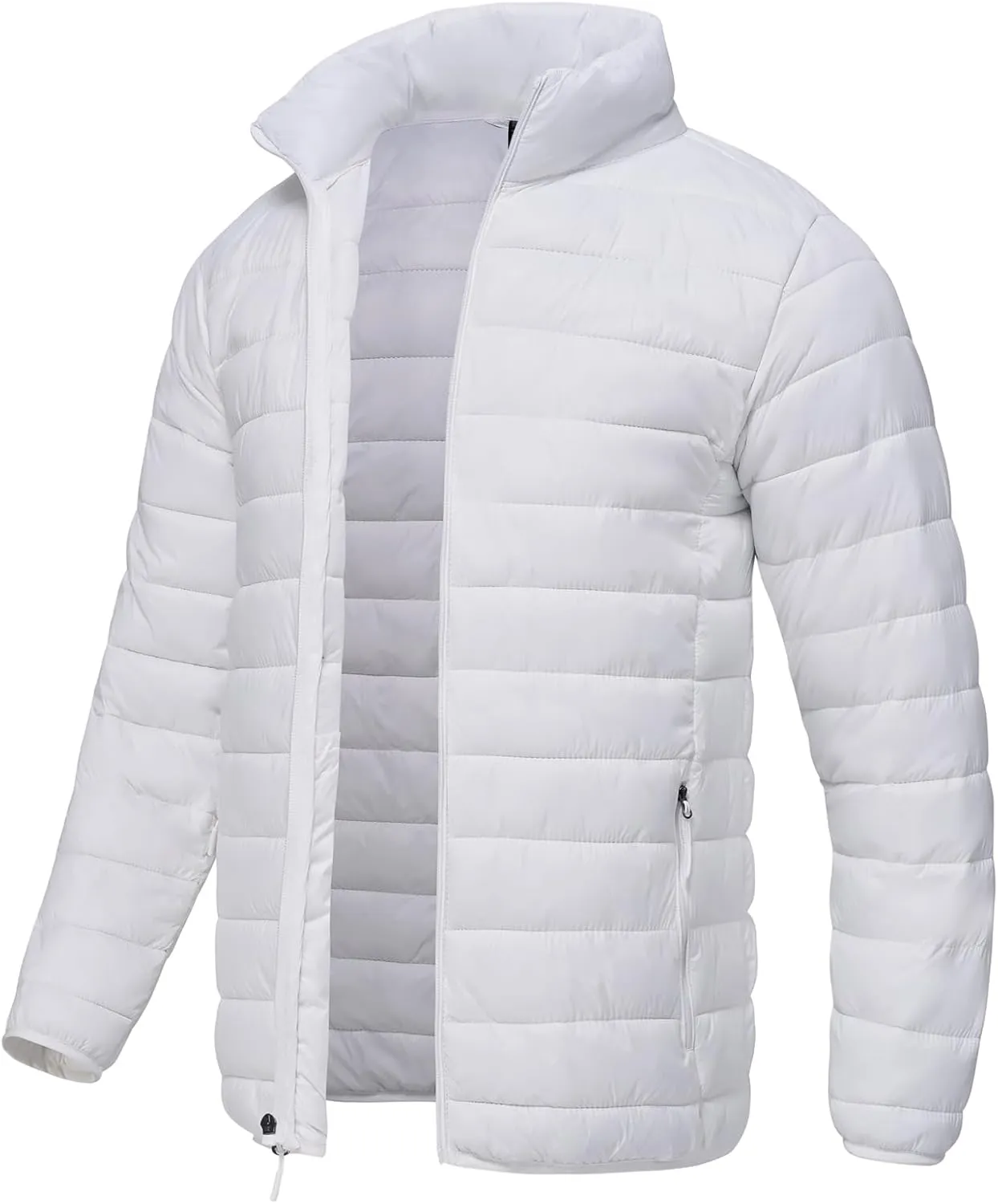 SPOSULEI Men Puffer Down Jacket Packable Lightweight Winter Jackets Coats Outdoor Waterproof Insulated Jackets