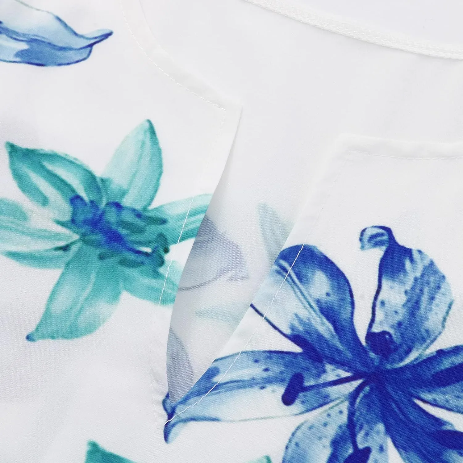 Summer Dresses for Women 2024 Casual Loose Sundress Sleeveless Floral Print Maxi Dresses V Neck Beach Dress