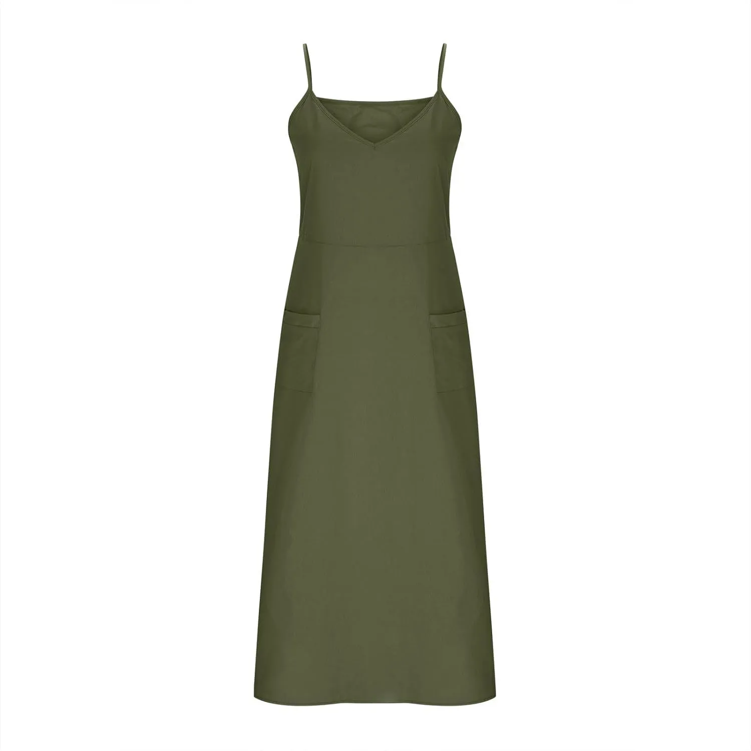 Summer Dresses for Women 2025 Plus Size Sleeveless Linen Dresses Casual Flowy Beach Maxi Sun Dress with Pocket