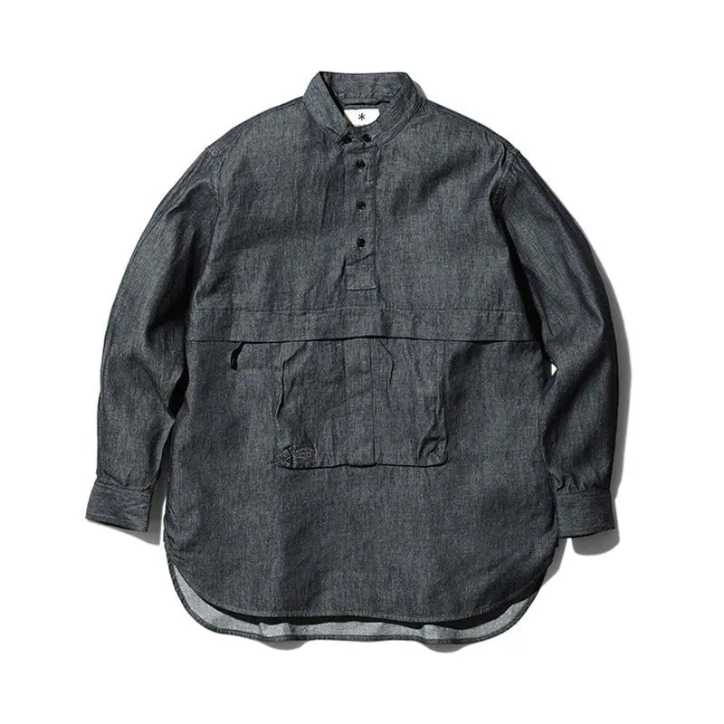 Takibi Light Denim Utility Pullover